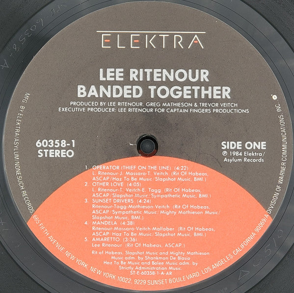 Lee Ritenour : Banded Together (LP, Album, All)
