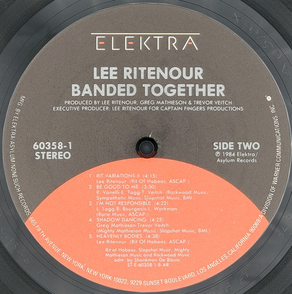 Lee Ritenour : Banded Together (LP, Album, All)