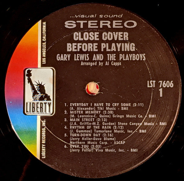 Gary Lewis & The Playboys : Close Cover Before Playing (LP, Album)