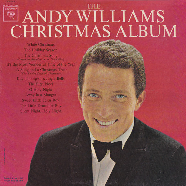 Andy Williams : The Andy Williams Christmas Album (LP, Album, Mono)