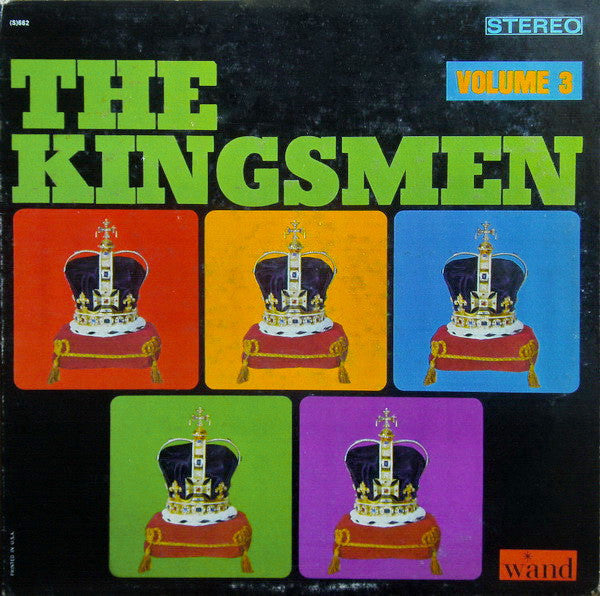 The Kingsmen : The Kingsmen Volume 3 (LP, Album, Pit)
