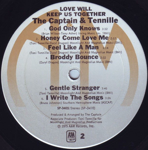 The Captain & Tennille* : Love Will Keep Us Together (LP, Album)