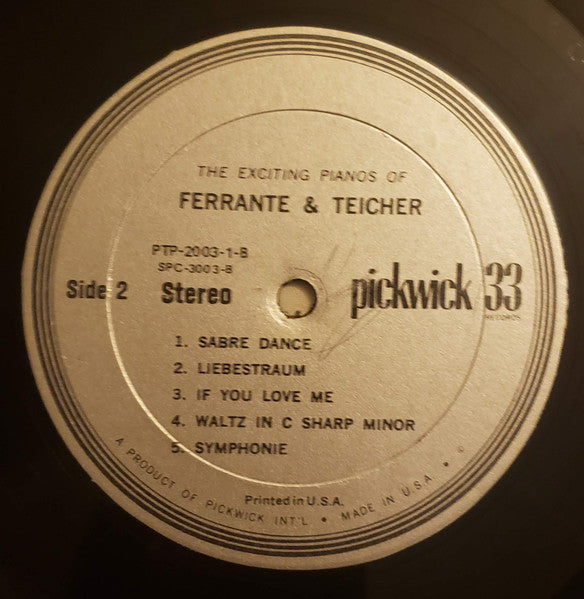 Ferrante & Teicher : The Twin Artistry Of Ferrante & Teicher (2xLP, Comp, Gat)
