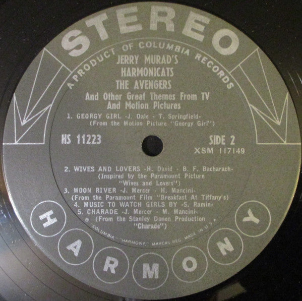 Jerry Murad's Harmonicats : Theme From "The Avengers " (LP)