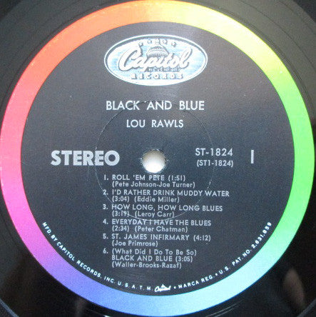 Lou Rawls : Black And Blue (LP)