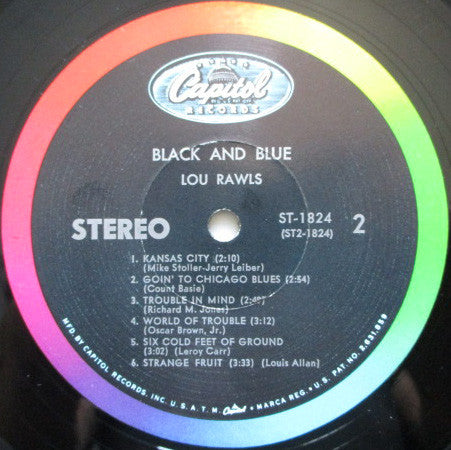 Lou Rawls : Black And Blue (LP)