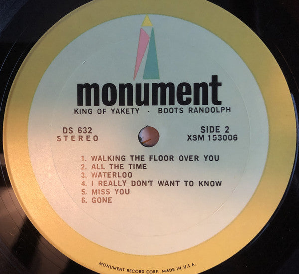 Boots Randolph : King Of Yakety (LP, Comp)