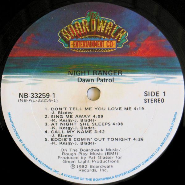 Night Ranger : Dawn Patrol (LP, Album, Mon)