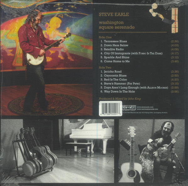 Steve Earle : Washington Square Serenade (LP, Album, Ltd, Gol)