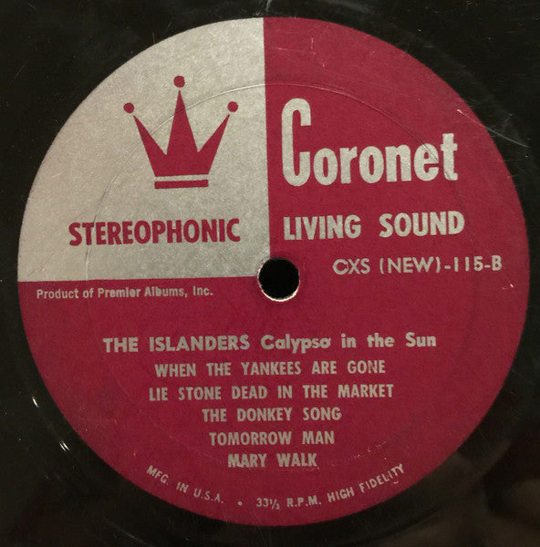 Harry Belafonte / The Islanders (6) : Harry Belafonte Sings Five Early Songs / Calypso In The Sun (LP)