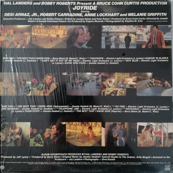 Various : Joyride (Original Motion Picture Sound Track) (LP, Album)