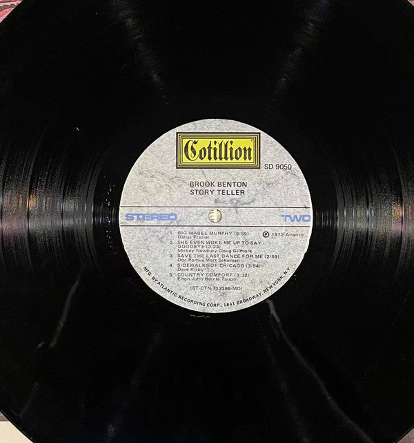 Brook Benton : Story Teller (LP, Album, MO )