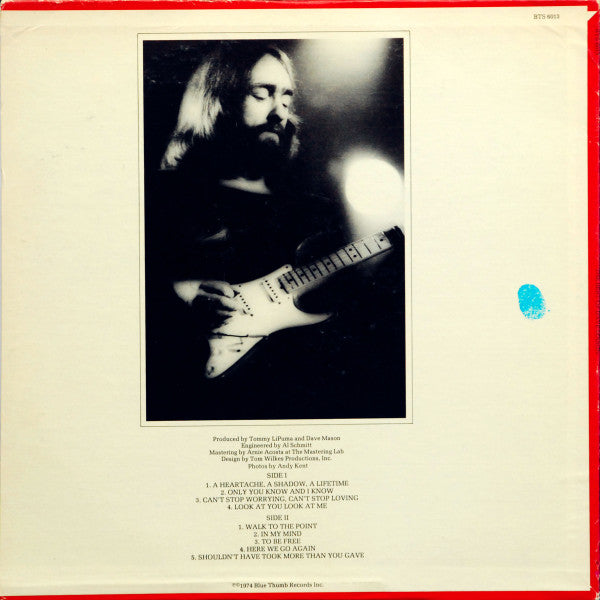 Dave Mason : The Best Of Dave Mason (LP, Comp, RP, Ter)