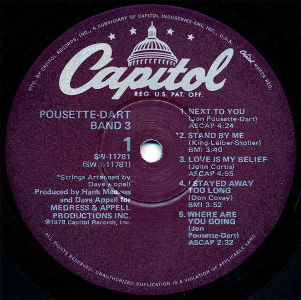 Pousette-Dart Band : 3 (LP, Album)