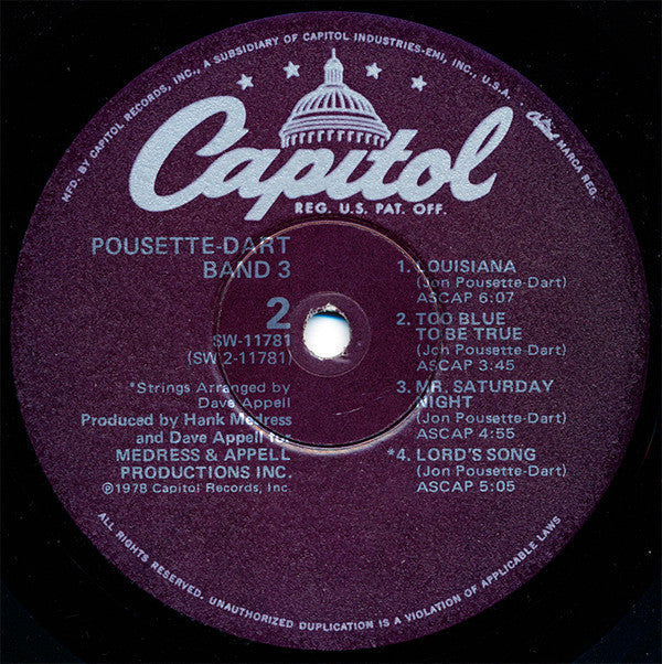 Pousette-Dart Band : 3 (LP, Album)