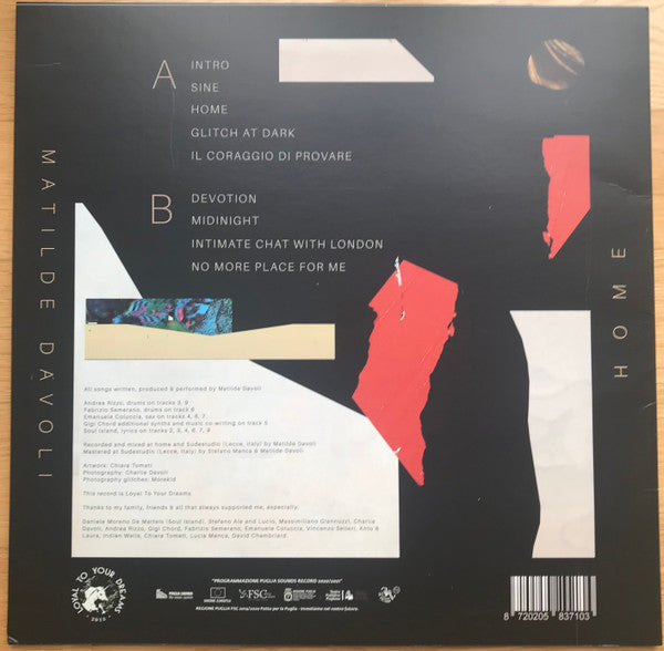 Matilde Davoli : Home (LP, Album)