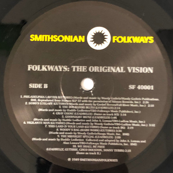 Various : Folkways: The Original Vision (LP, Comp, RE)