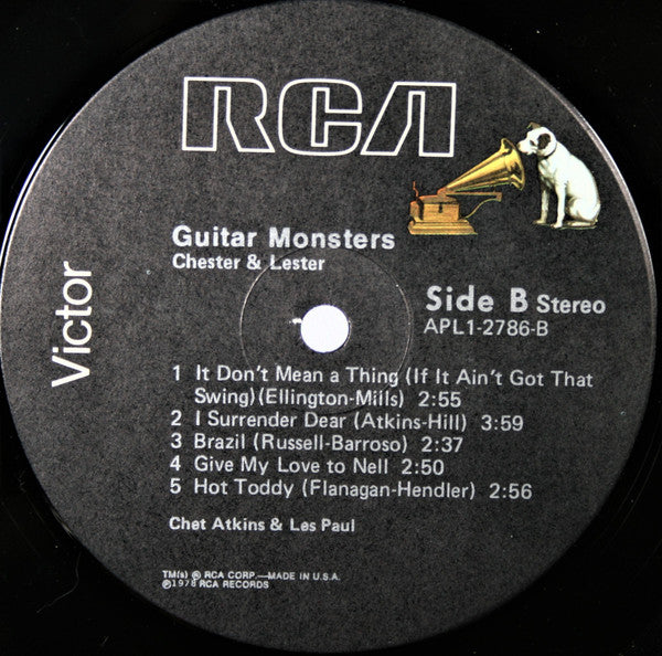 Chester* And Lester* : Guitar Monsters (LP, Album, Ind)