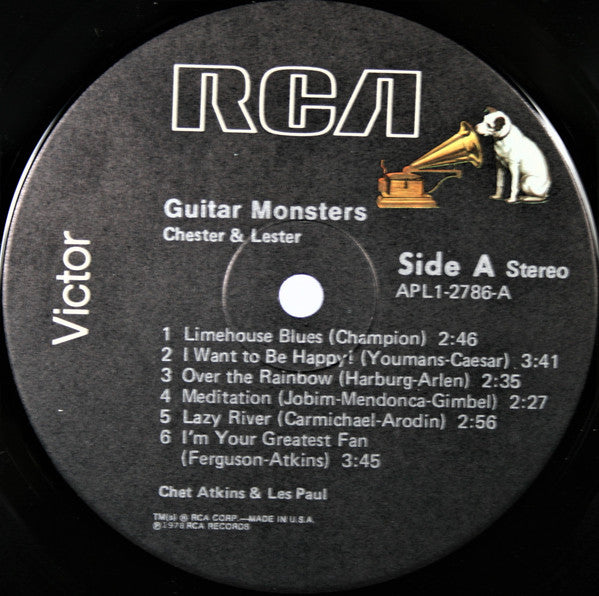 Chester* And Lester* : Guitar Monsters (LP, Album, Ind)