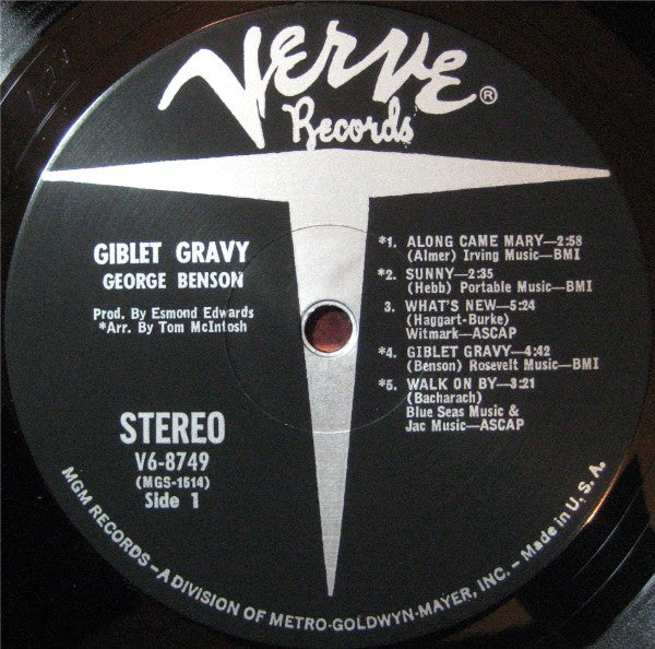 George Benson : Giblet Gravy (LP, Album)