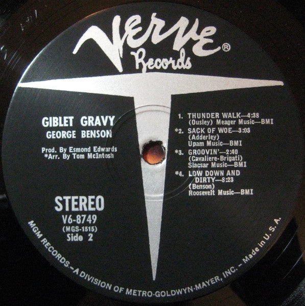 George Benson : Giblet Gravy (LP, Album)