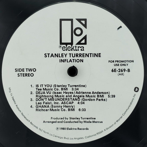 Stanley Turrentine : Inflation (LP, Promo)