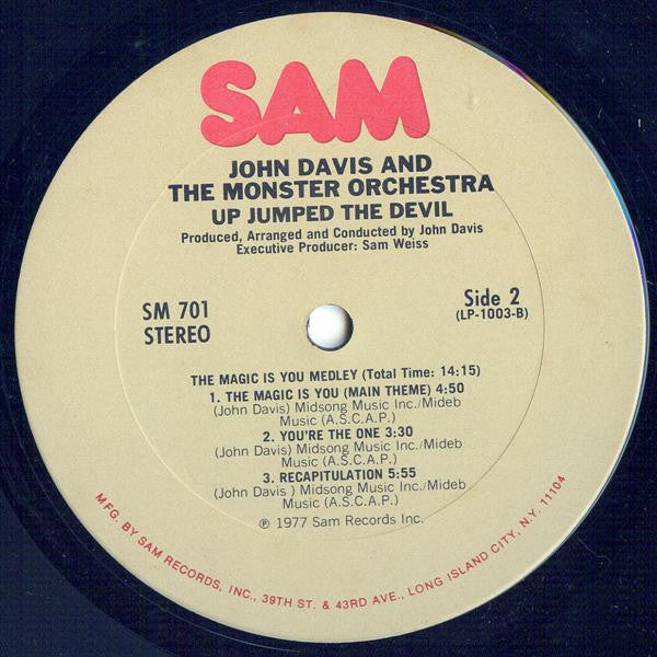 John Davis And The Monster Orchestra* : Up Jumped The Devil (LP, Album)