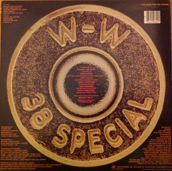38 Special (2) : Rockin' Into The Night (LP, Album, Pit)