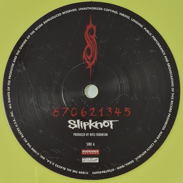 Slipknot : Slipknot (LP, Album, Ltd, RE, RP, Yel)