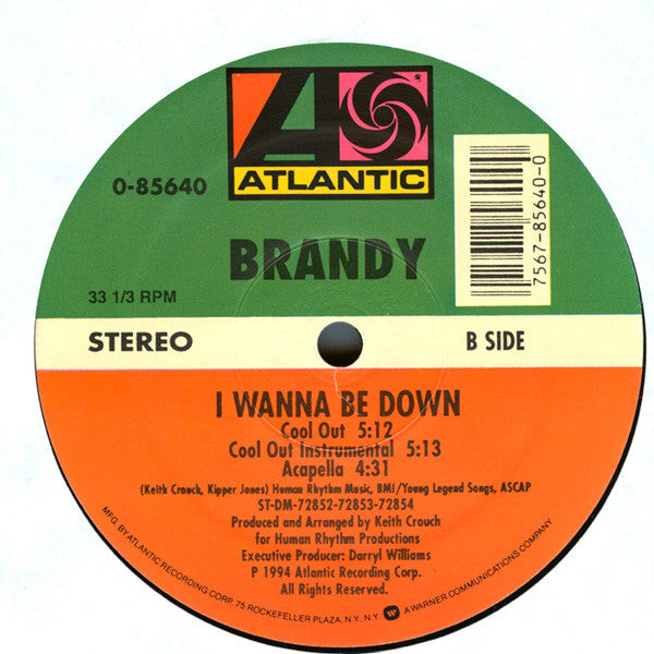 Brandy (2) : I Wanna Be Down (12")