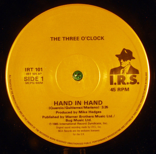 The Three O'clock : Hand In Hand (12", Maxi)