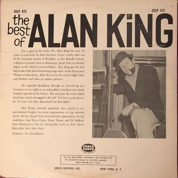 Alan King (7) : The Best Of Alan King (LP, Album)
