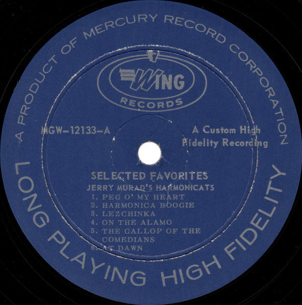 Jerry Murad's Harmonicats : Selected Favorites (LP, Comp)