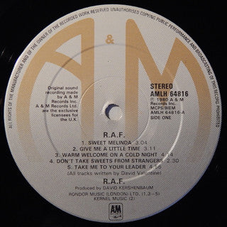 R.A.F. (7) : R.A.F. (LP, Album)