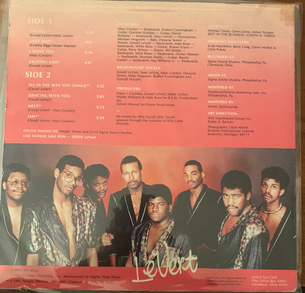 LeVert : I Get Hot (LP, Album)