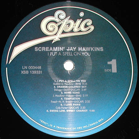 Screamin' Jay Hawkins : At Home With Screamin' Jay Hawkins (LP, Album, RE)