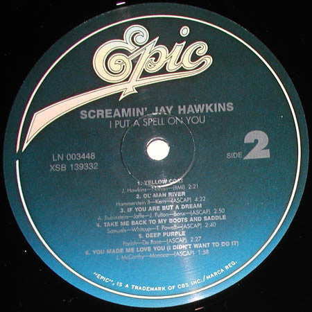 Screamin' Jay Hawkins : At Home With Screamin' Jay Hawkins (LP, Album, RE)