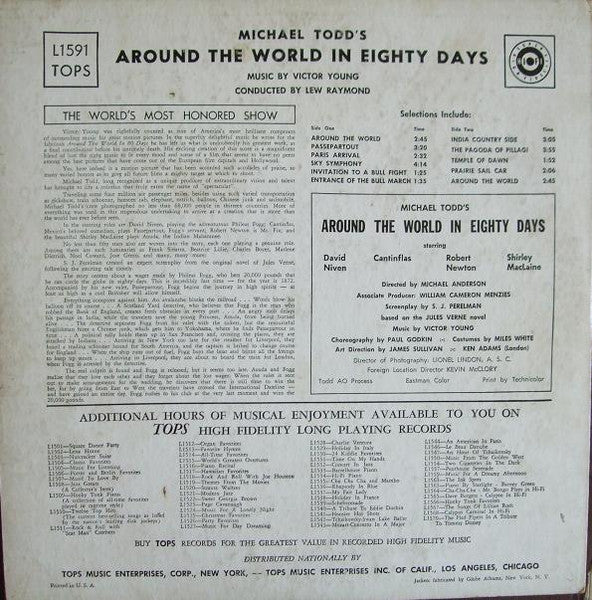 Lew Raymond And His Orchestra : Music From Michael Todd's Around The World In 80 Days (LP, Album)