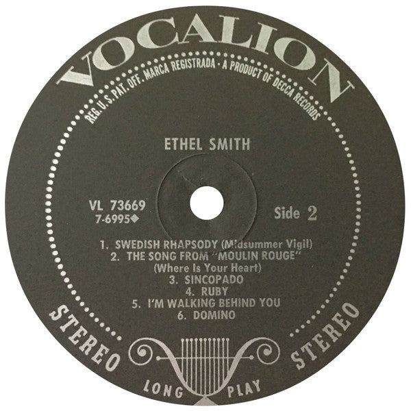 Ethel Smith : Organ Solos (LP)