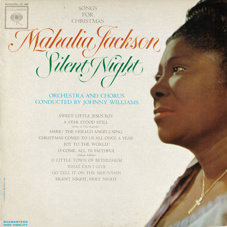 Mahalia Jackson : Silent Night - Songs For Christmas (LP, Album, Mono, Pit)