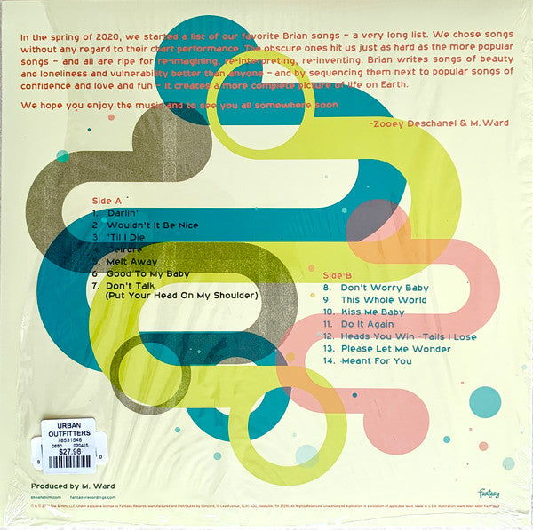 She & Him : Melt Away: A Tribute to Brian Wilson (LP, Ltd, Min)