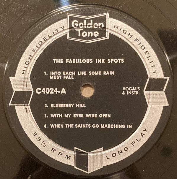 The Ink Spots : The Fabulous Ink Spots (LP, Album, Mono)