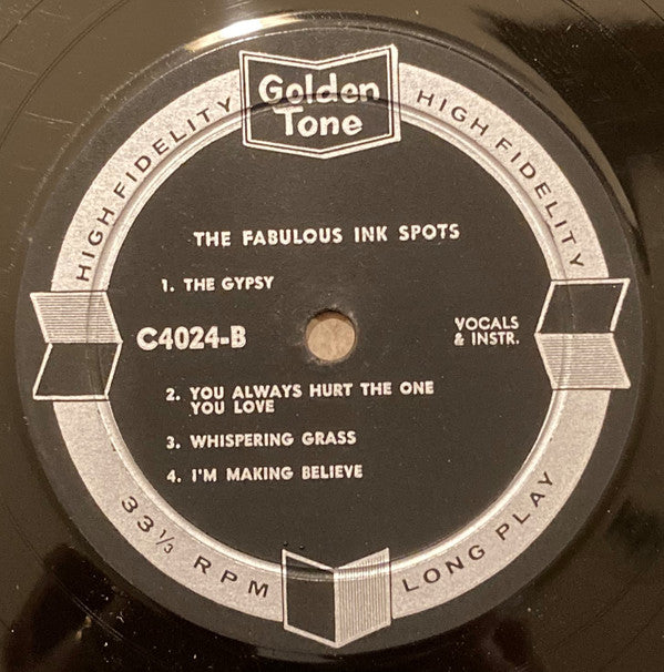 The Ink Spots : The Fabulous Ink Spots (LP, Album, Mono)