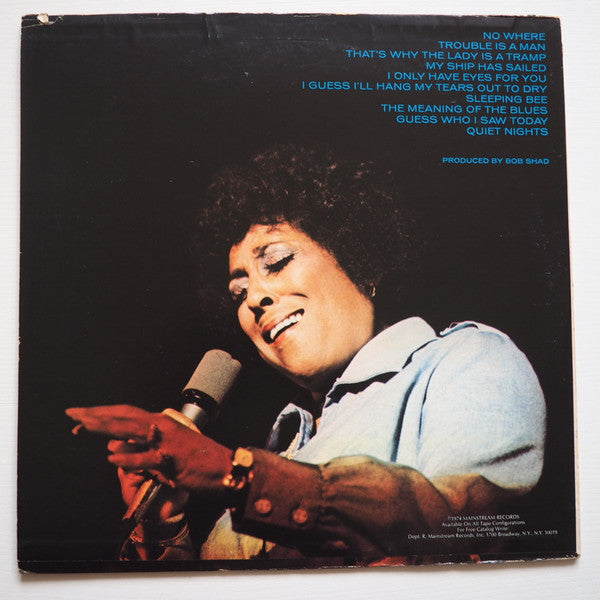 Carmen McRae : Live And Doin' It (LP, Album)