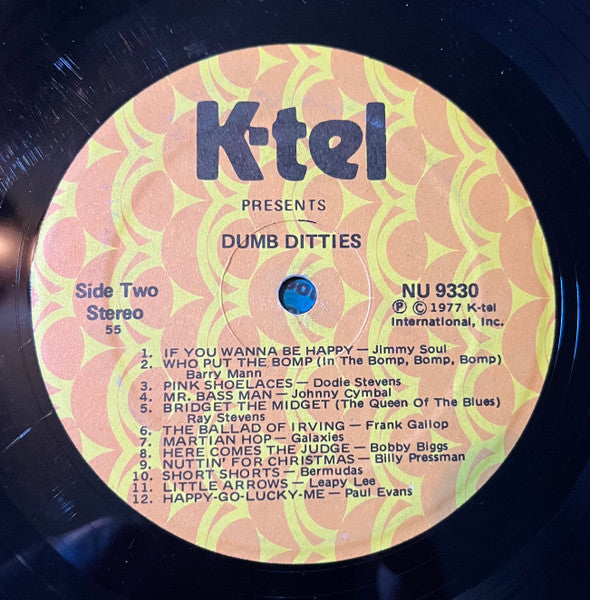 Various : Greatest Stars, 24 Greatest Dumb Ditties (LP, Comp, 55)