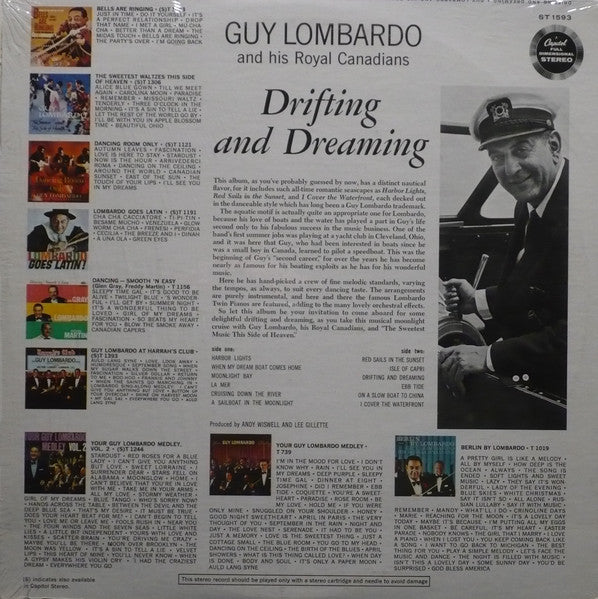 Guy Lombardo And His Royal Canadians : Drifting And Dreaming (LP, Album, RE)
