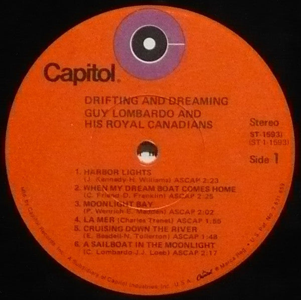 Guy Lombardo And His Royal Canadians : Drifting And Dreaming (LP, Album, RE)
