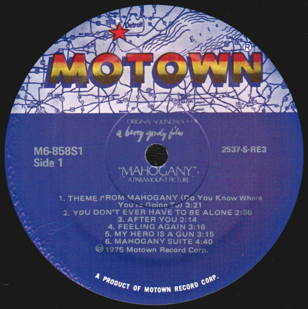 Michael Masser / Featuring Diana Ross : Mahogany (Original Soundtrack) (LP, Album, RE)