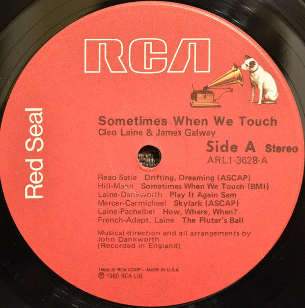 Cleo Laine & James Galway : Sometimes When We Touch (LP, Album)