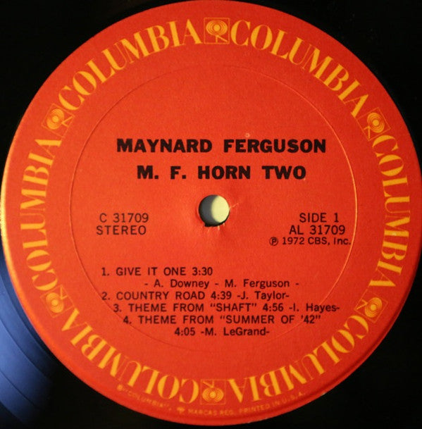 Maynard Ferguson : M.F. Horn Two (LP, Album, Ter)